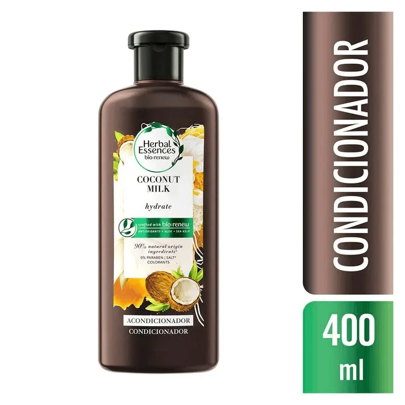 Condicionador Herbal Essences Bio Renew Hidratação Coconut Milk 400ml