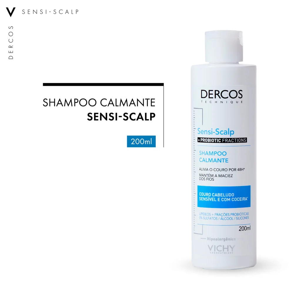 Dercos Sensi Scalp Shampoo Calmante 200ml