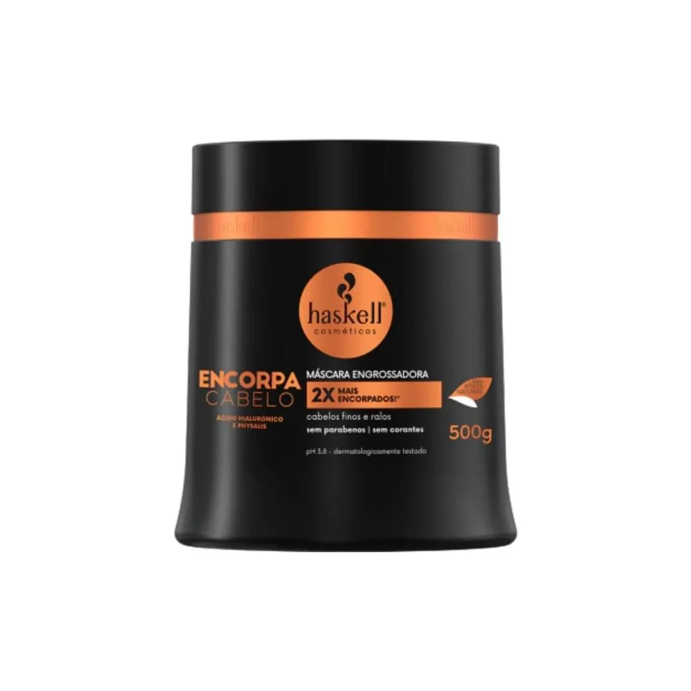 Haskell Encorpa Cabelo - Máscara Volume Tratamento - 500g