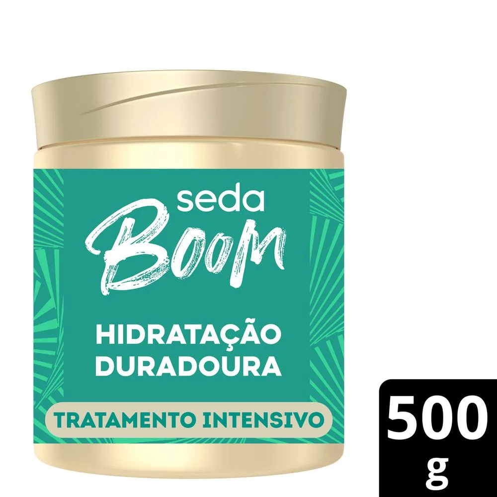 Máscara Capilar Seda Boom Ginga dos Cachos Hidratação Douradora 500g