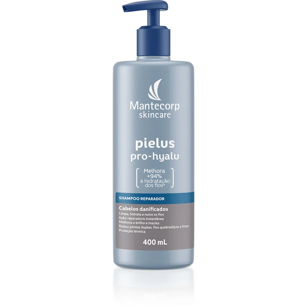 Shampoo Reparador Mantecorp Skincare Pielus Pro-Hyalu 400ml
