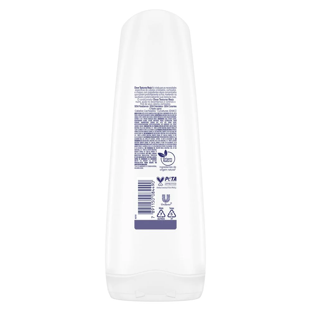 Condicionador Dove Texturas Reais Cacheados 400ml