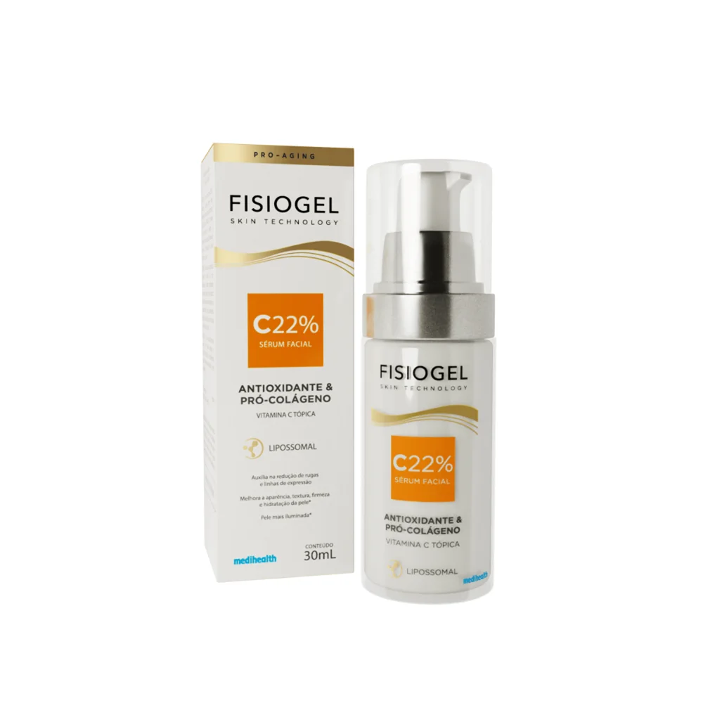 Sérum Facial Fisiogel Vitamina C 22% Antioxidante 30ml