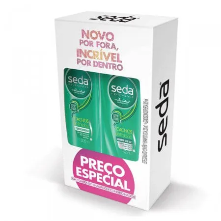 Shampoo + Condicionador Seda Cachos Definidos 325ml Preço Especial