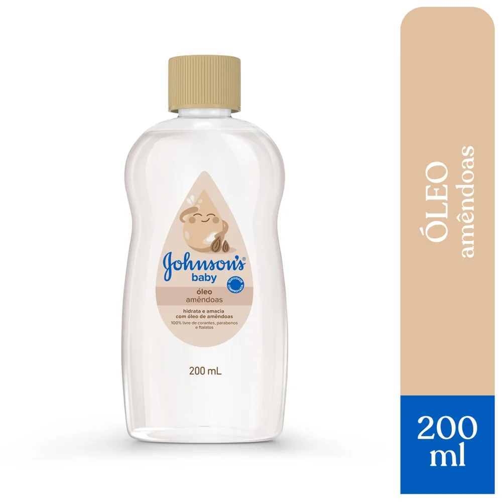 Óleo de Amêndoas Johnson's Baby Infantil 200ml