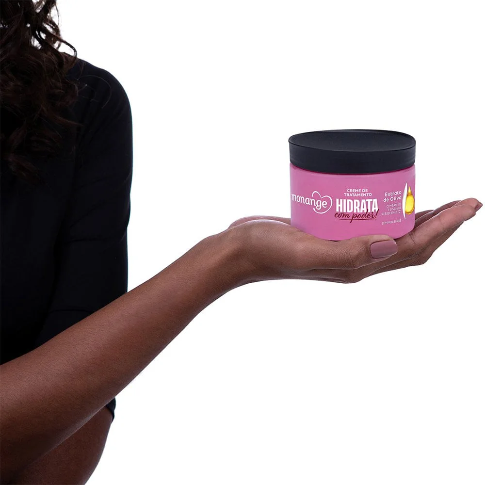 Creme de Tratamento Capilar Monange Hidrata Extrato de Oliva 300g