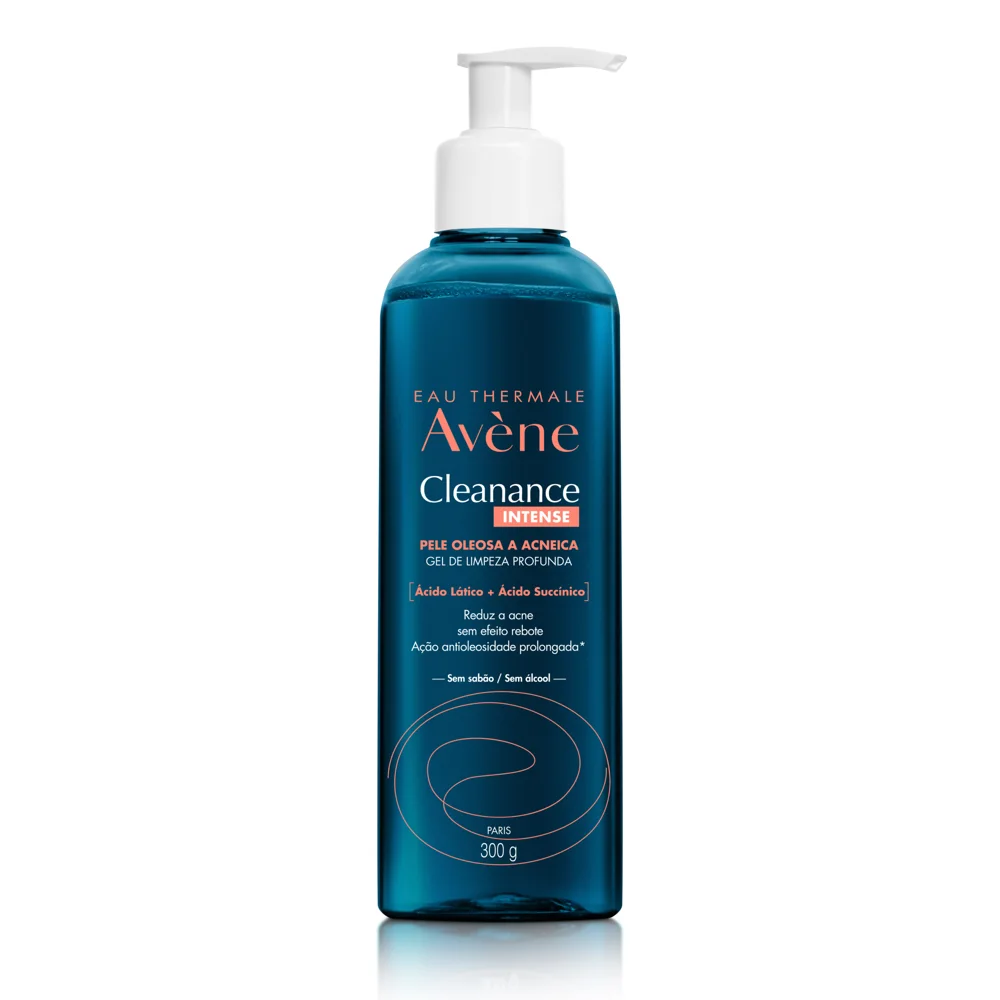 Gel de Limpeza Facial Avène Cleanance Intense Pele Oleosa e Acneica 300g
