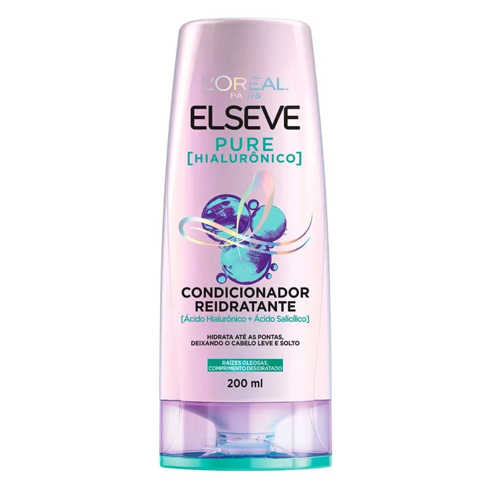 L'Oréal Condicionador Elseve Hialurônico Pure 200ml