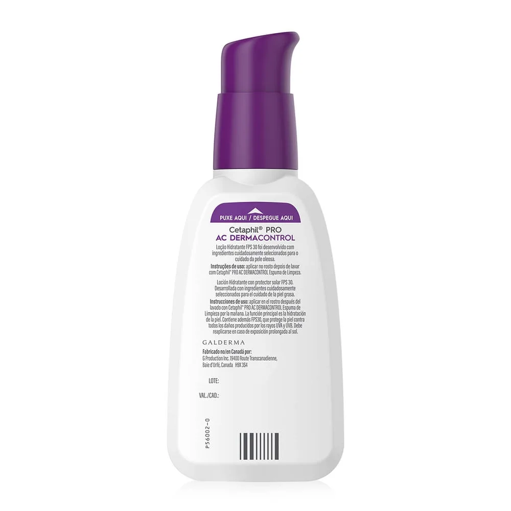 Loção Facial Cetaphil Pro AC Control Hidratante FPS 30 118ml