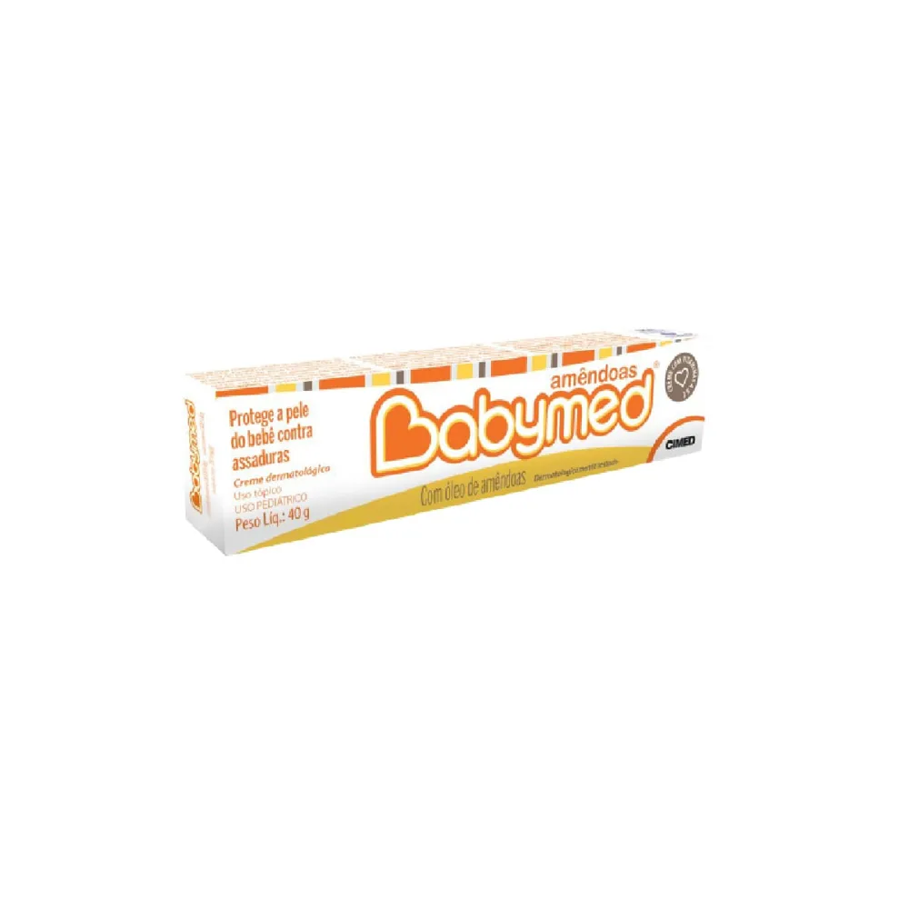 Pomada para Assadura Babymed Óleo de Amêndoas 40g