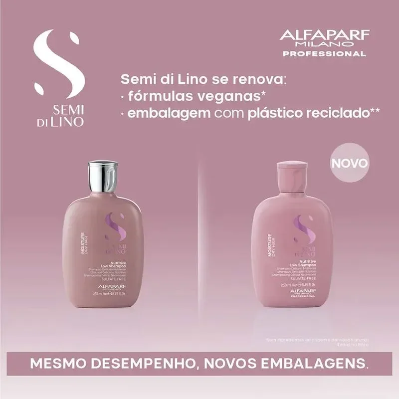 Shampoo Semi Di Lino Moisture Nutritive Alfaparf Milano 250ml