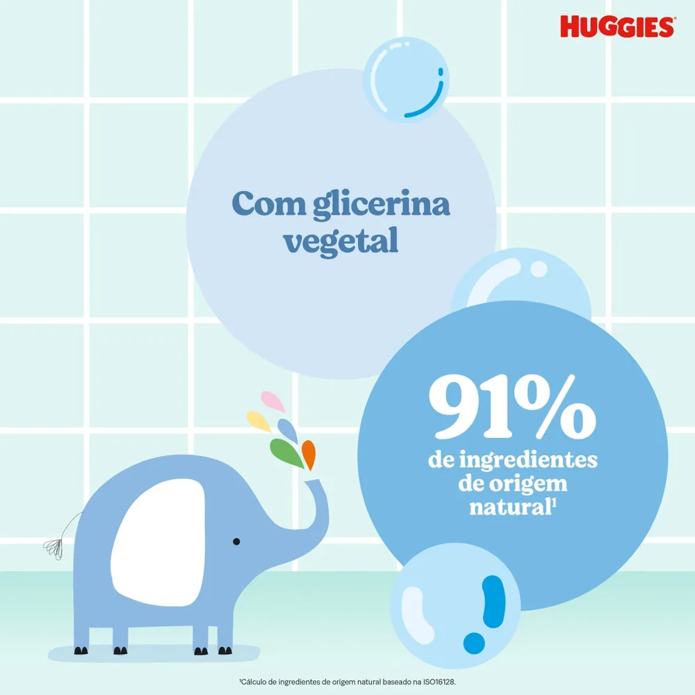 Sabonete Líquido Infantil Huggies Glicerina Extra Suave 600ml