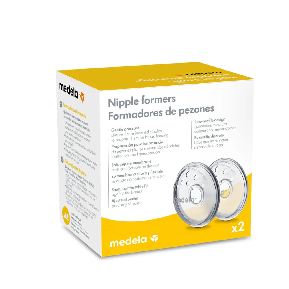 Formador de Mamilo Medela para Mamilos Invertidos e Planos Silicone 2 Unidades