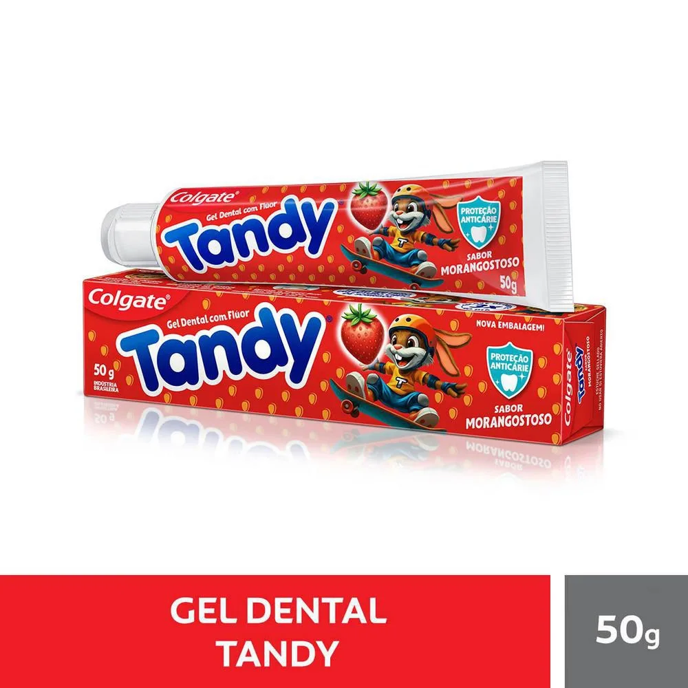 Gel Dental Infantil Colgate Tandy Sabor Morango 50g