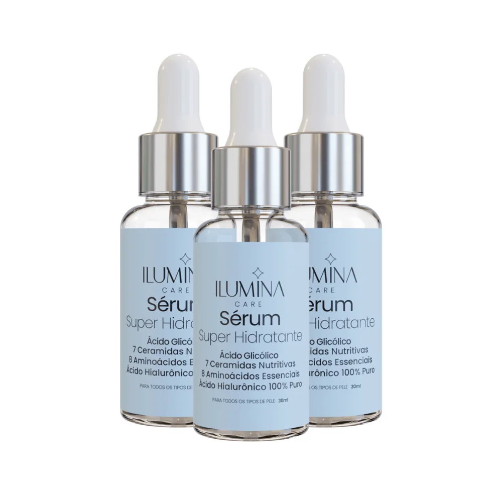 Kit 3 Sérum Hidratante Com Ceramidas