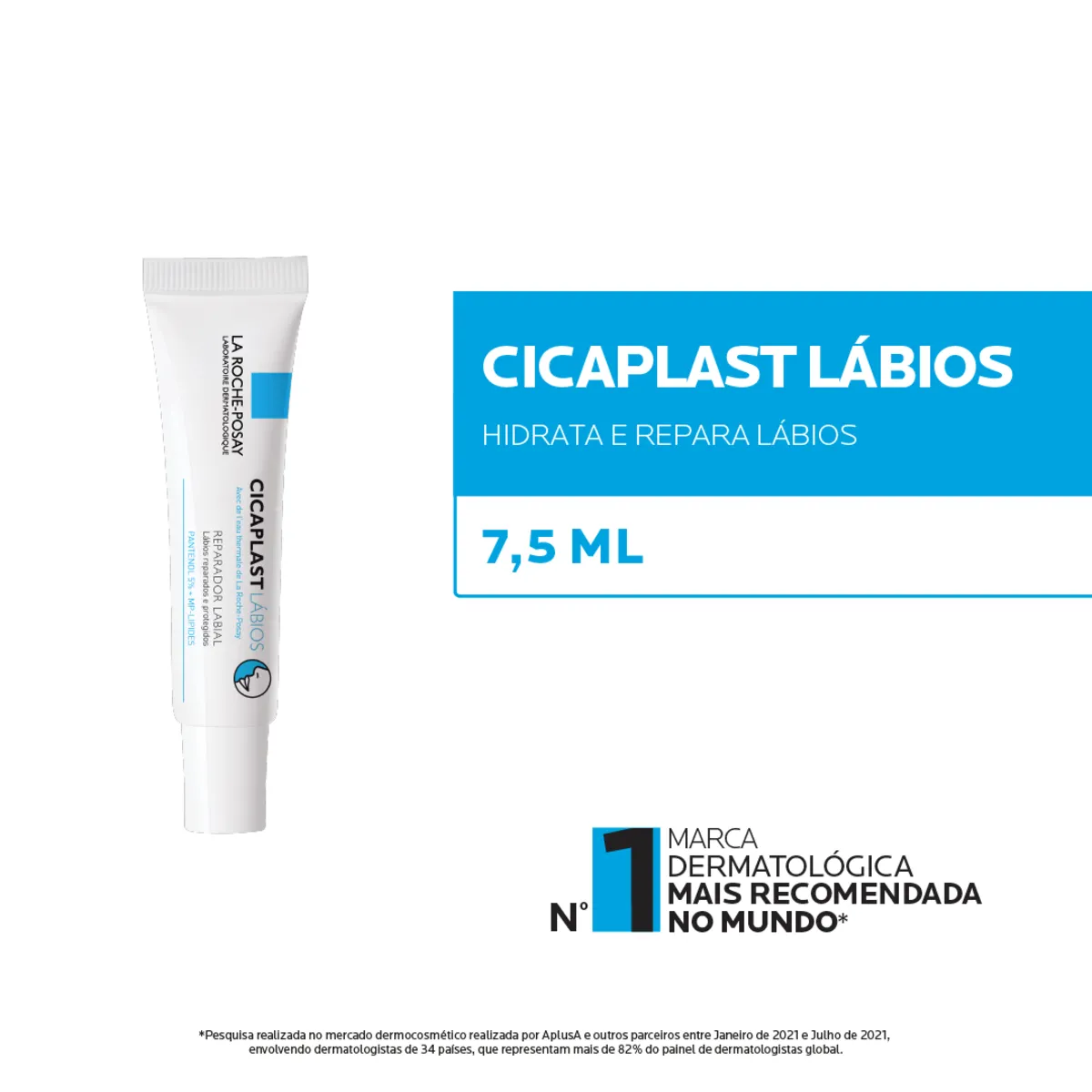 La Roche-Posay Cicaplast Lábios Reparador Labial 7,5ml