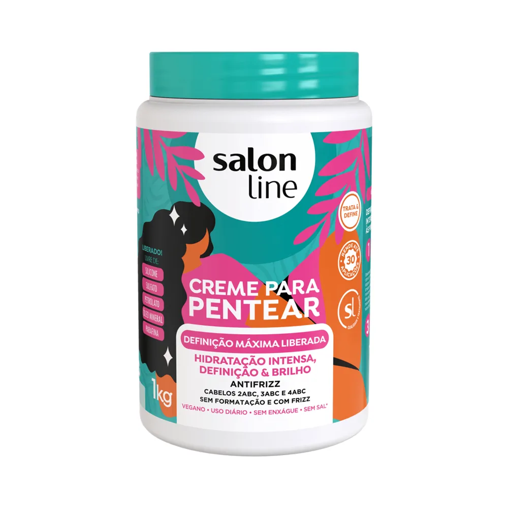 Creme de Pentear Salon Line Definição Máxima Vegano 1Kg