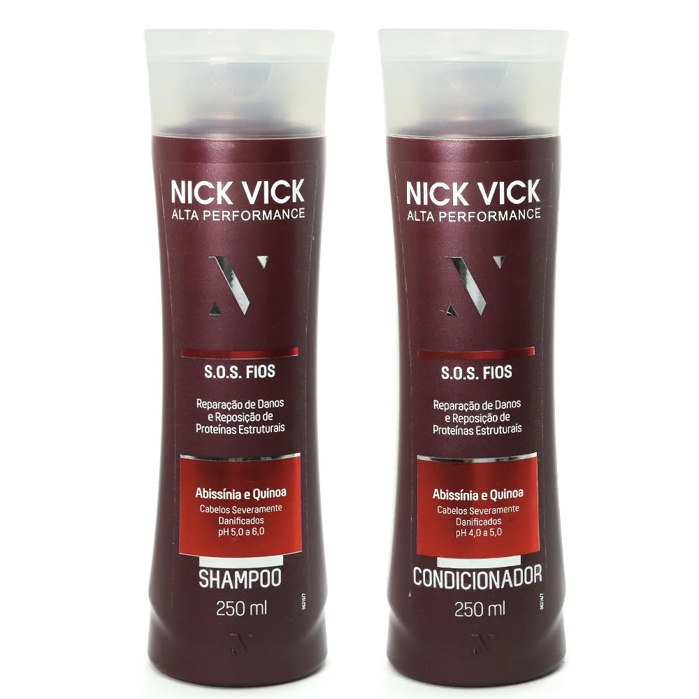 Kit Nick Vick SOS - Shampoo - Condicionador