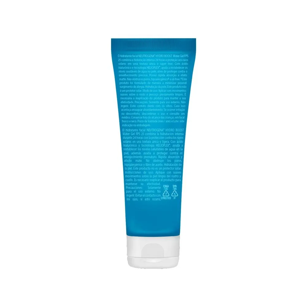 Hidratante Facial Neutrogena Hydro Boost Water Gel FPS 25 40g