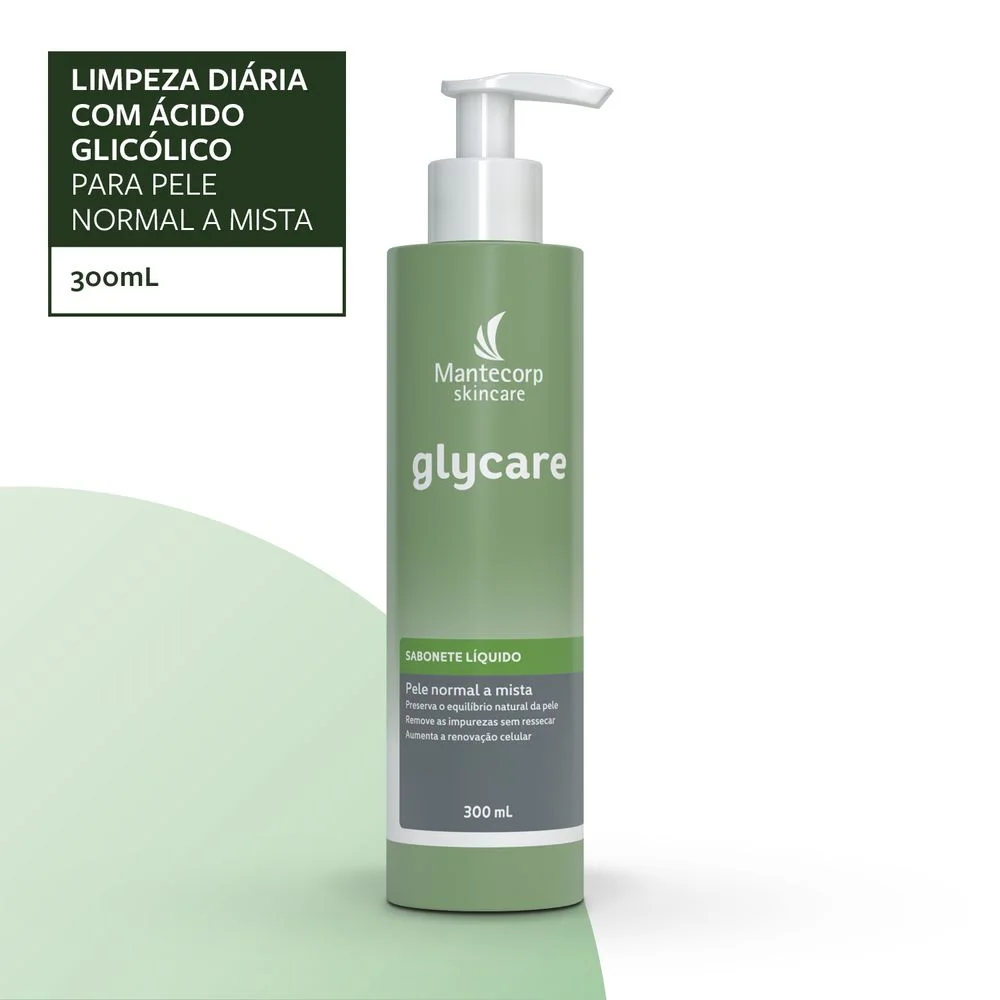 Sabonete Líquido Mantecorp Glycare 300ml