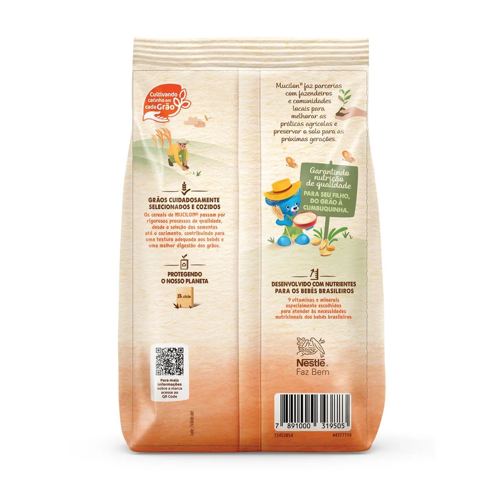 Cereal Infantil Mucilon Multicereais +6 meses 180g