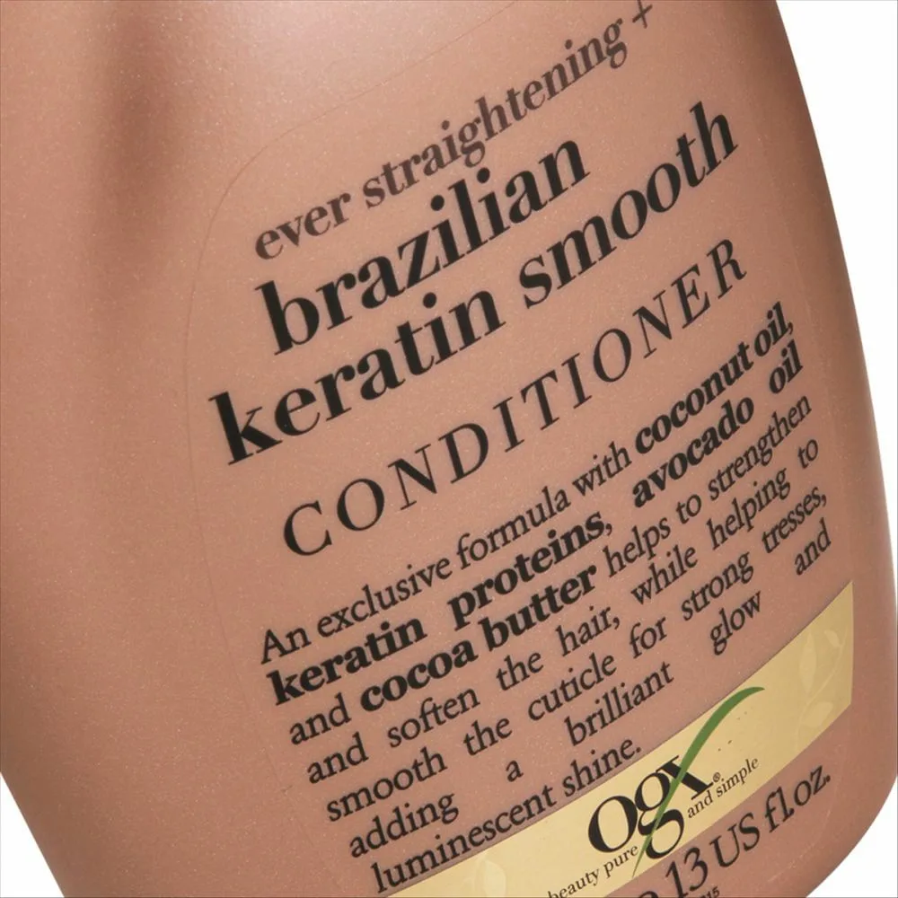 Condicionador Ogx Brazilian Keratin Smooth 385ml