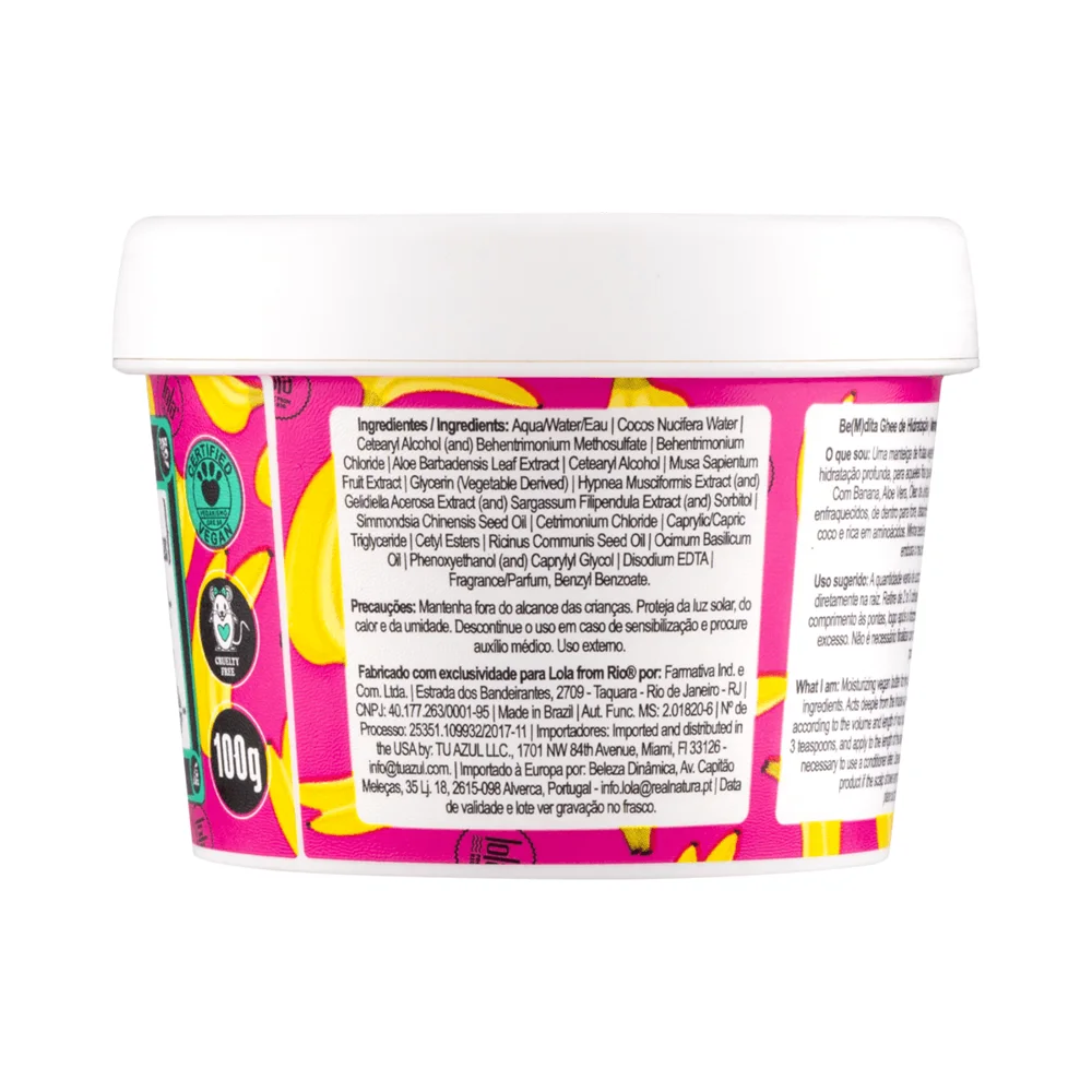 Máscara Capilar Lola Be(M)dita Ghee Hidratação 100g