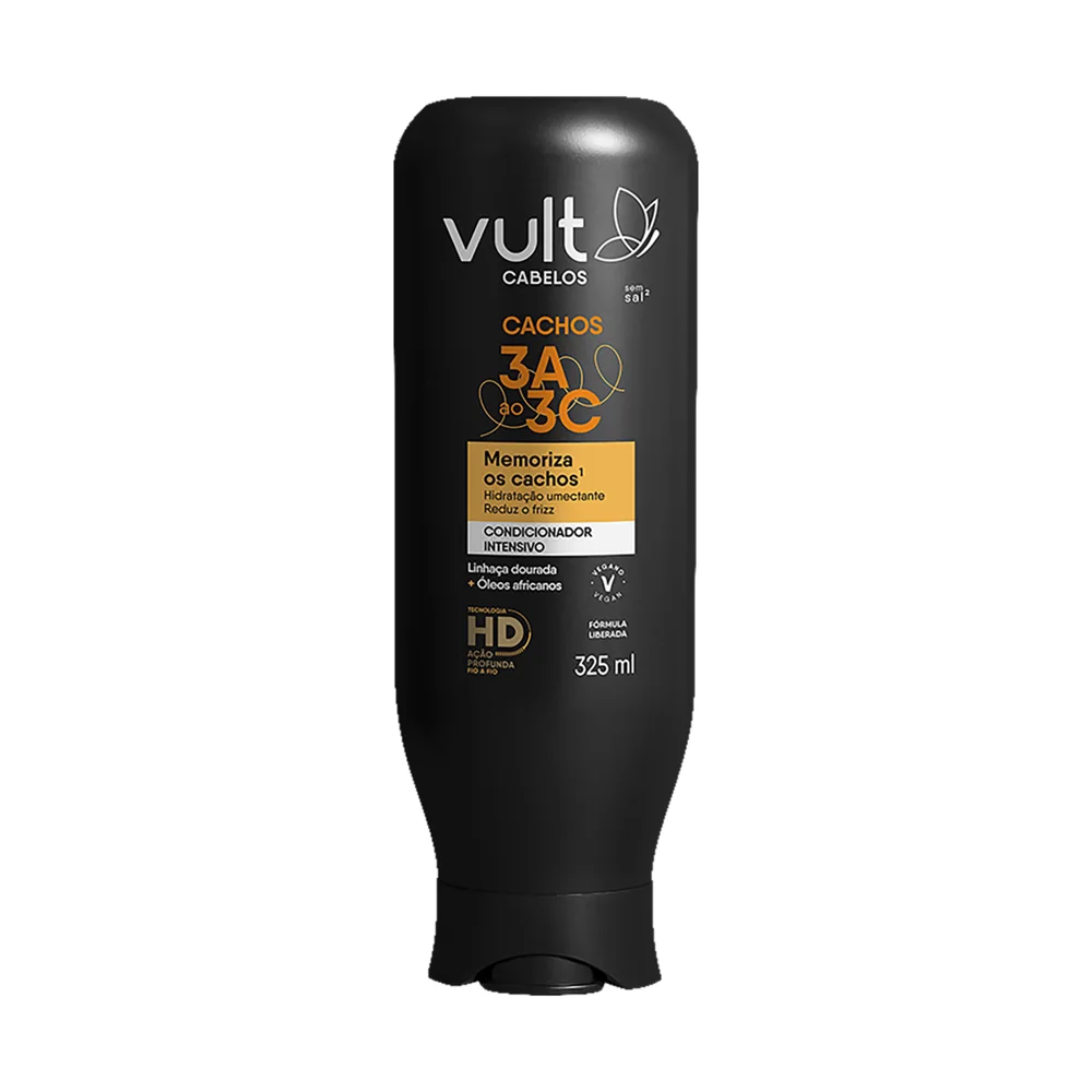 Condicionador Vult Cachos 3A a 3C Memória dos Cachos 325ml