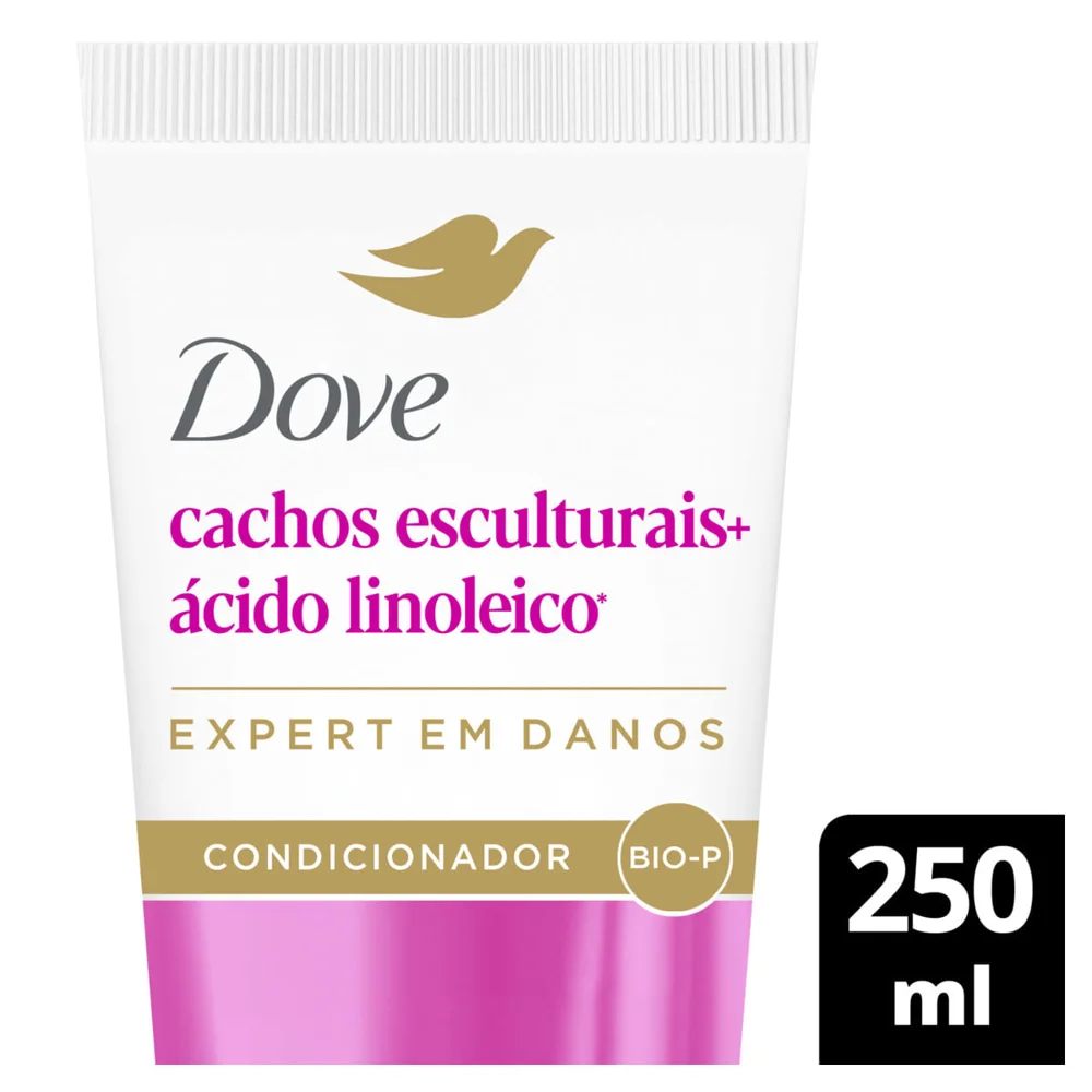 Condicionador Dove Cachos Esculturais + Ácido Linoleico 250ml