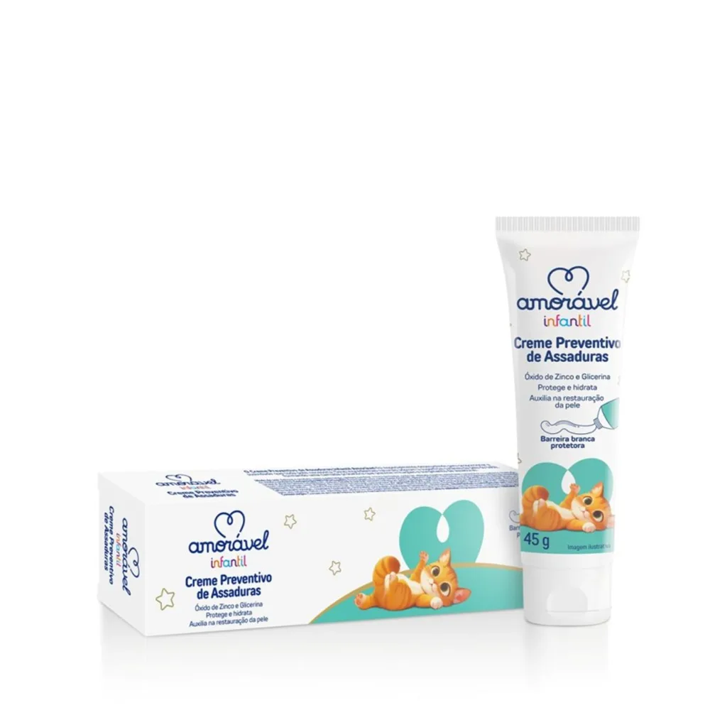 Creme Para Assaduras Amorável 45g
