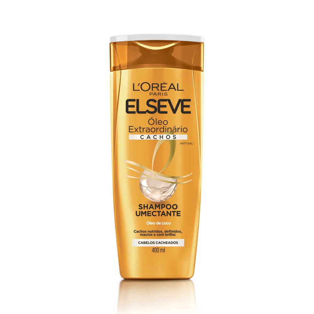 Shampoo Elseve Óleo Extraordinário Cachos Umectante 400ml
