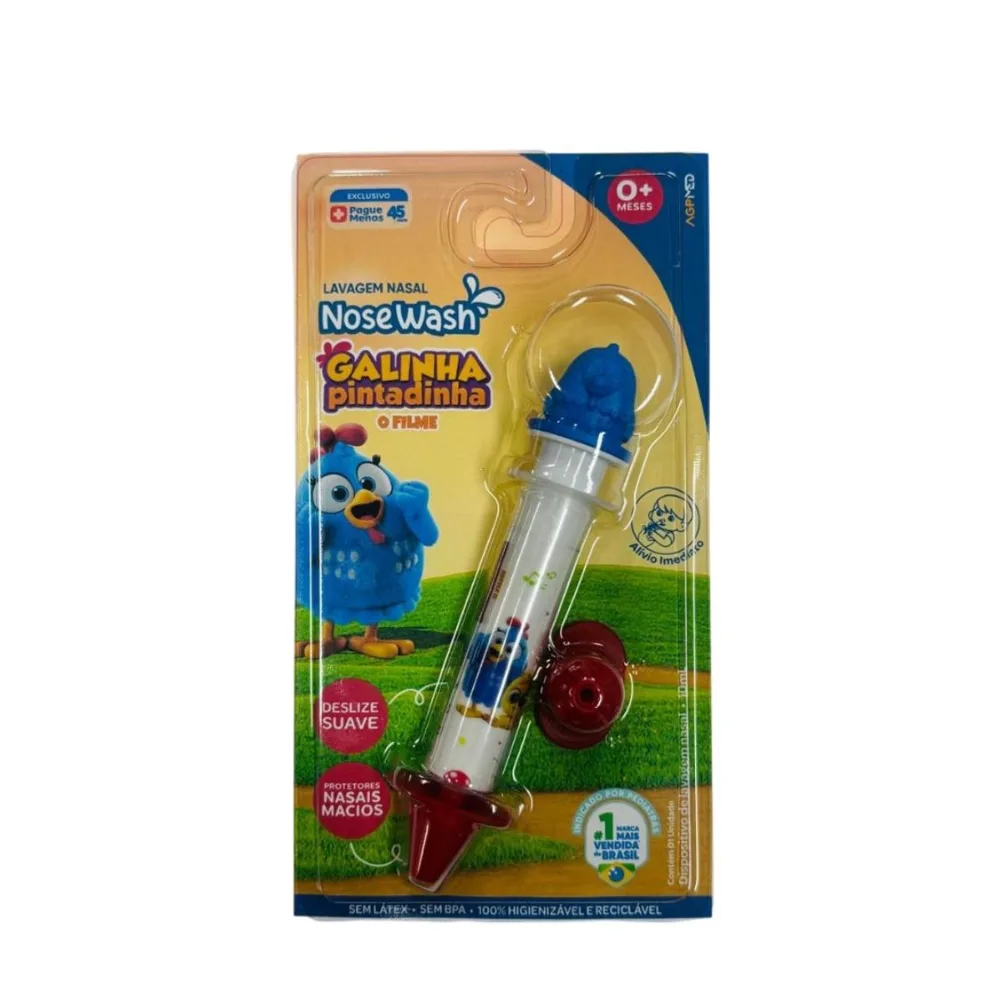 Disposistivo De Lavagem Nasal Nosewash Galinha Pintadinha 10ml