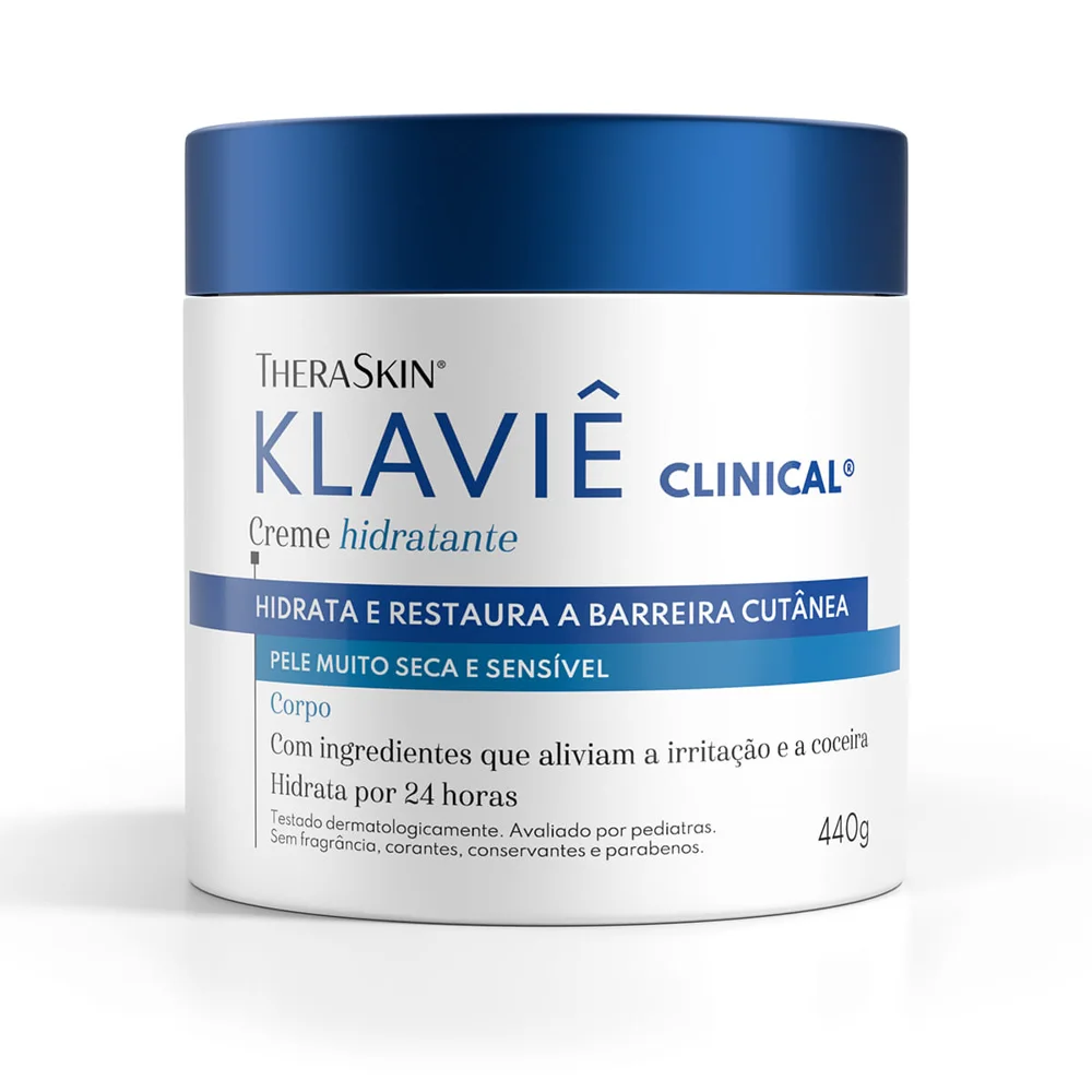 Creme Corporal Theraskin Klaviê Clinical Hidratante 440g