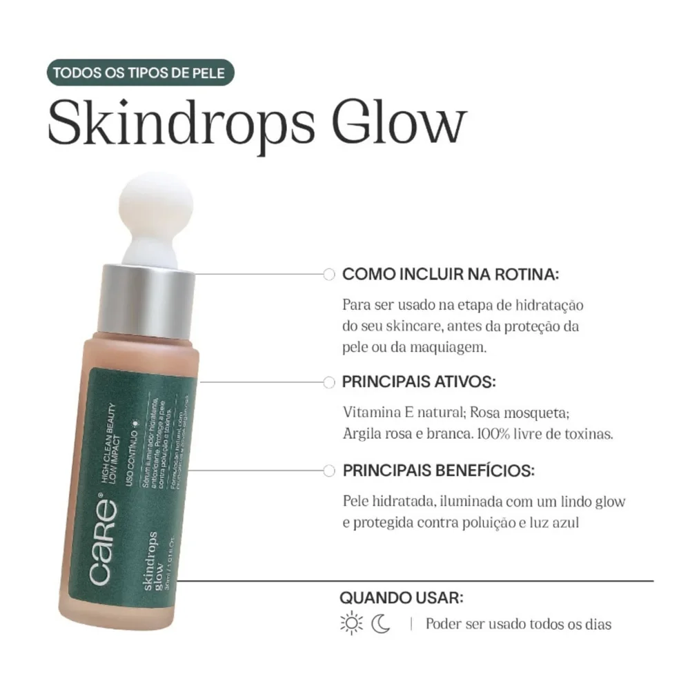 Sérum Iluminador Care Skindrops Glow 30ml