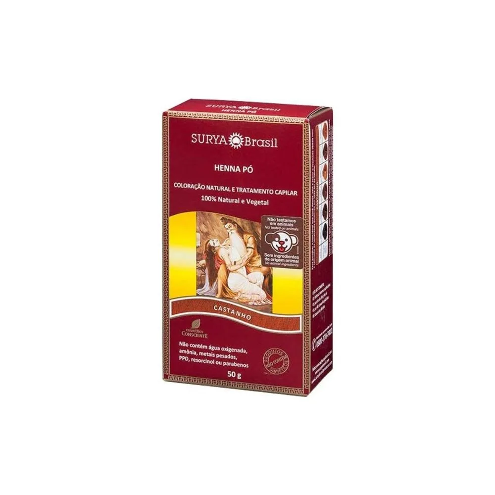 Tint natural henna po Castanho sury