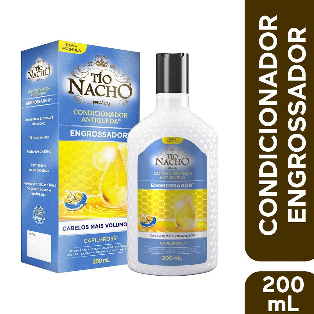 Condicionador Tío Nacho Engrossador Antiqueda Capillgross 200ml