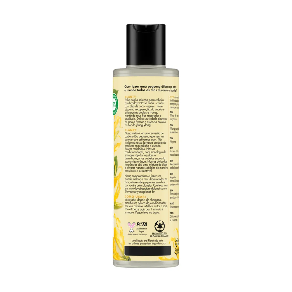Condicionador Love Beauty & Planet Reparação Intensa Vegano 300ml