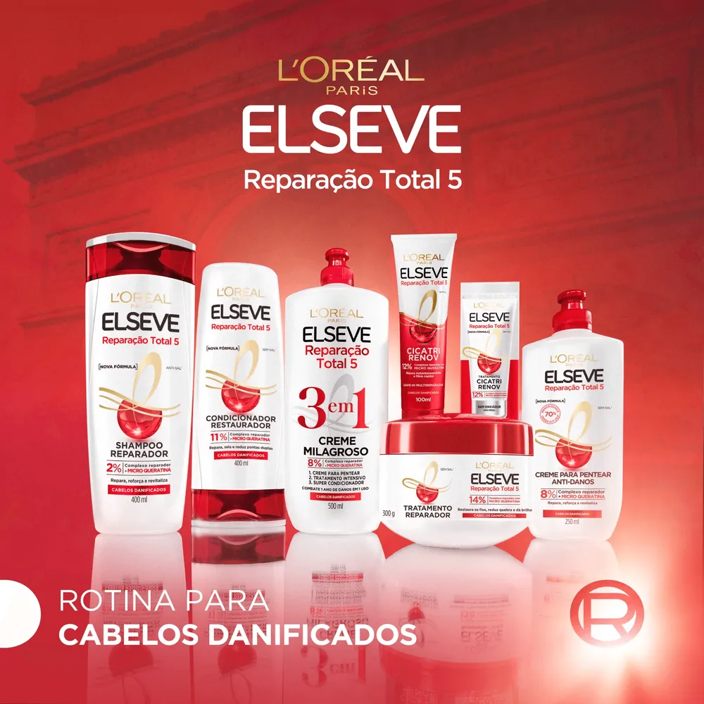Condicionador Elseve Reparação Total 5 Restaurador 400ml