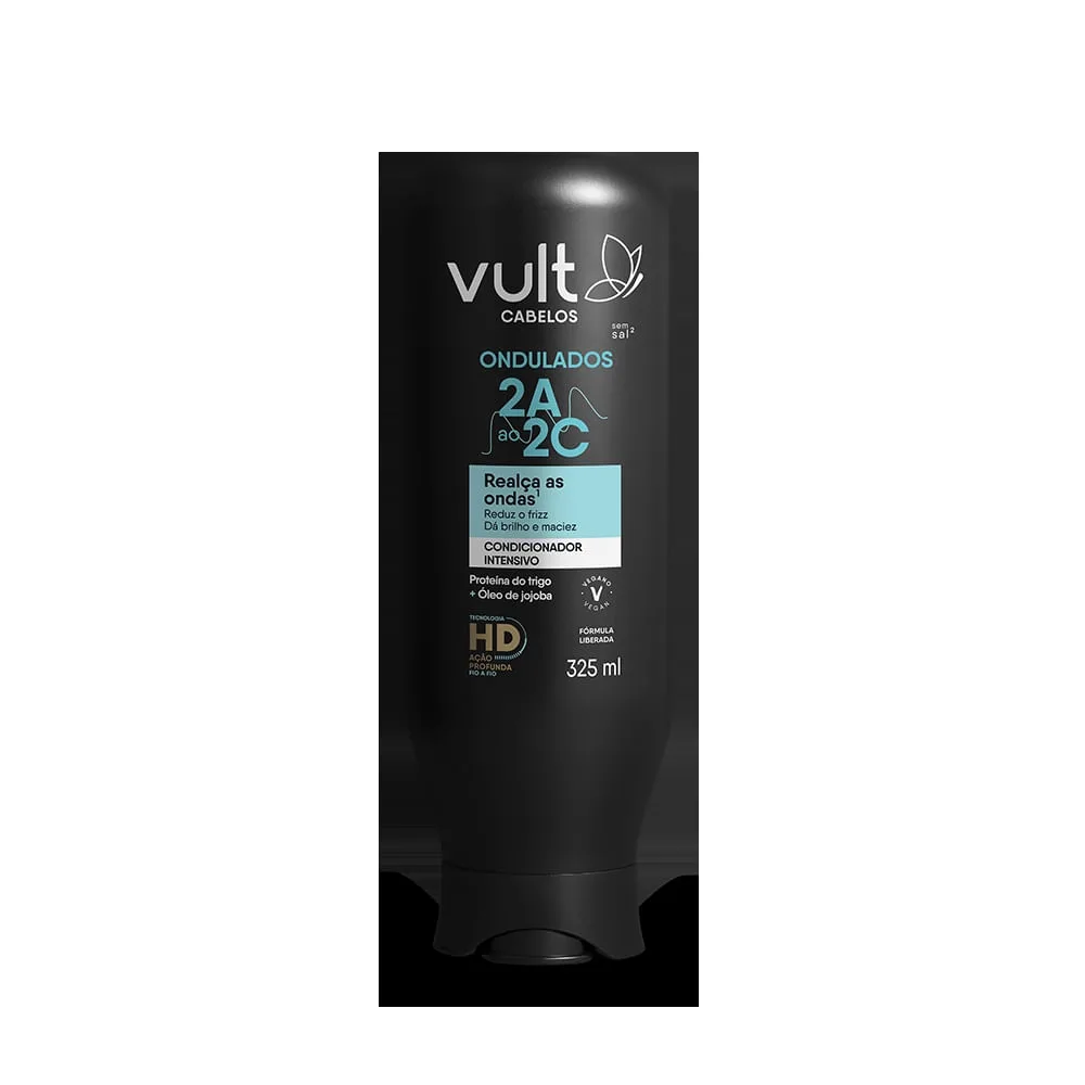Condicionador Vult Ondulados 2A a 2C 325ml