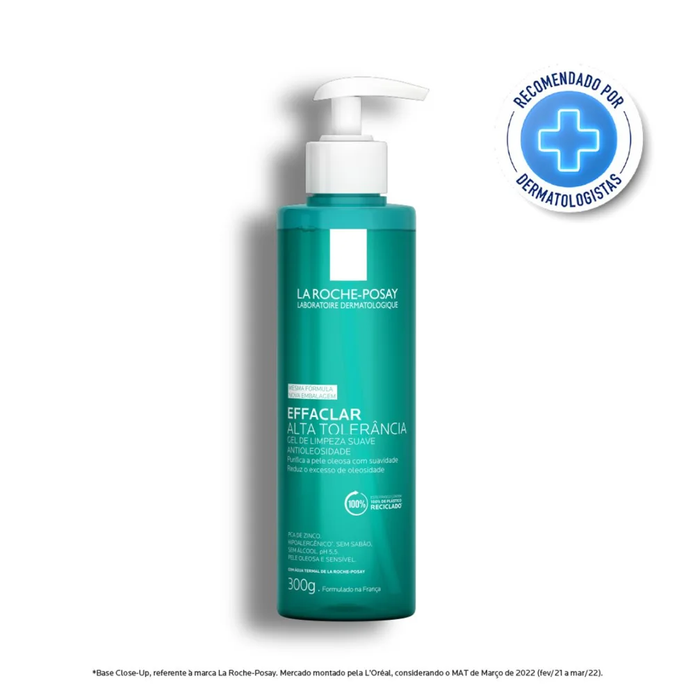 Gel De Limpeza Facial Effaclar Alta Tolerância La Roche-Posay 300g