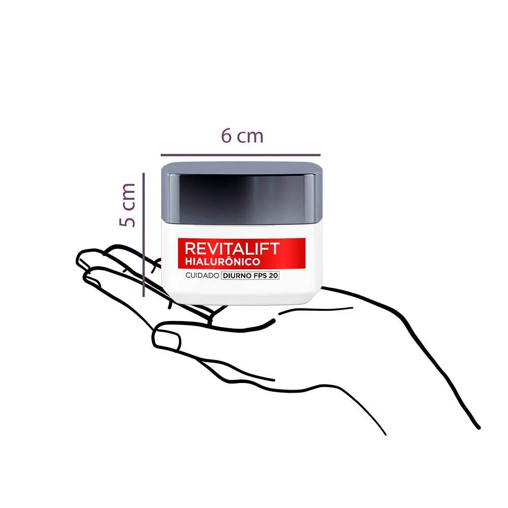 L'Oréal Revitalift Hialurônico Creme Diurno Antirrugas FPS 20 50ml