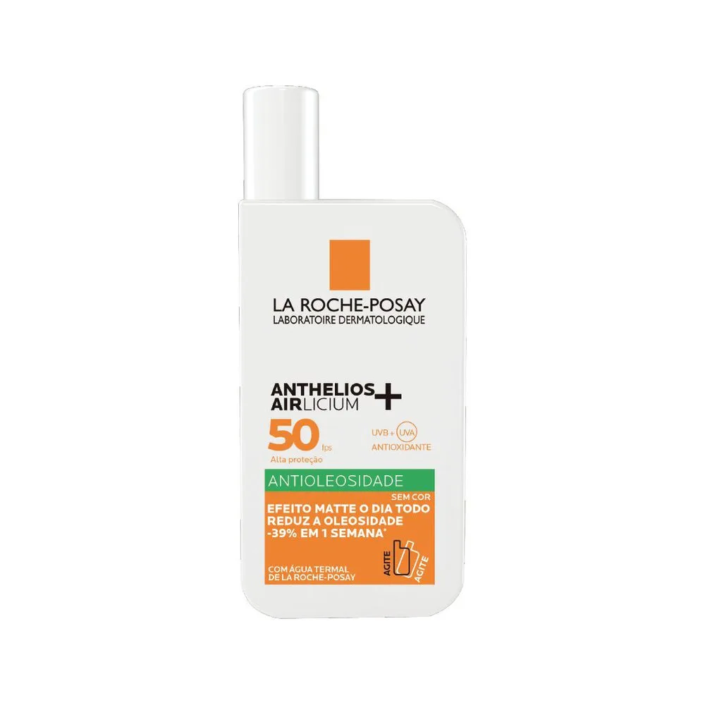 Protetor Solar Facial La Roche-Posay Anthelios Airlicium+ FPS50 Fluido Sem Cor 40ml