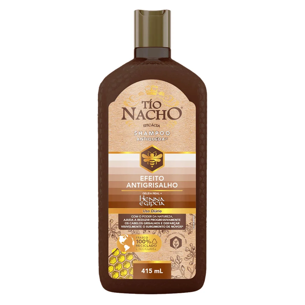 Shampoo Tío Nacho Antigrisalho Antiqueda 415ml