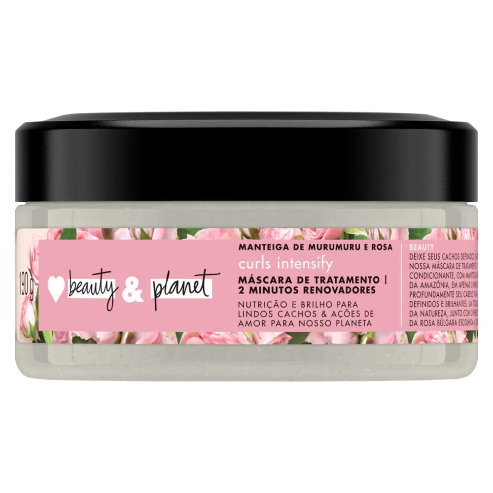 Máscara Capilar Love Beauty & Planet Cachos e Crespos Lindos Vegano 190g