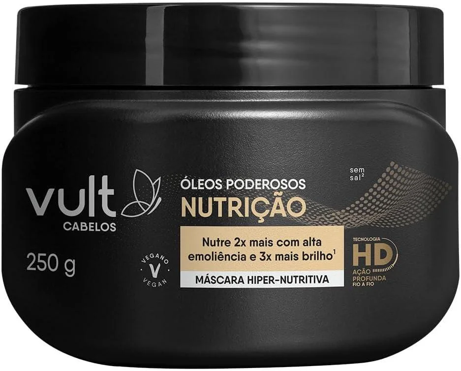 Vult - Óleos Poderosos Nutrição - Máscara Capilar - 250g