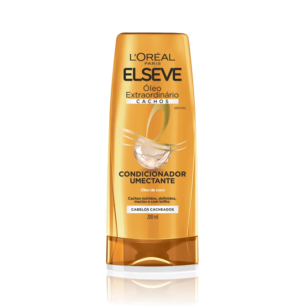 Condicionador Elseve Óleo Extraordinário Cachos Umectante 200ml