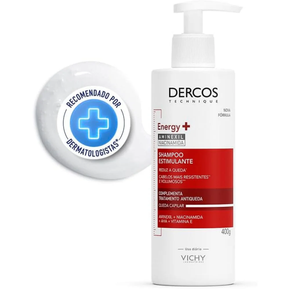 Shampoo Vichy Dercos Energy+ Antiqueda 400ml
