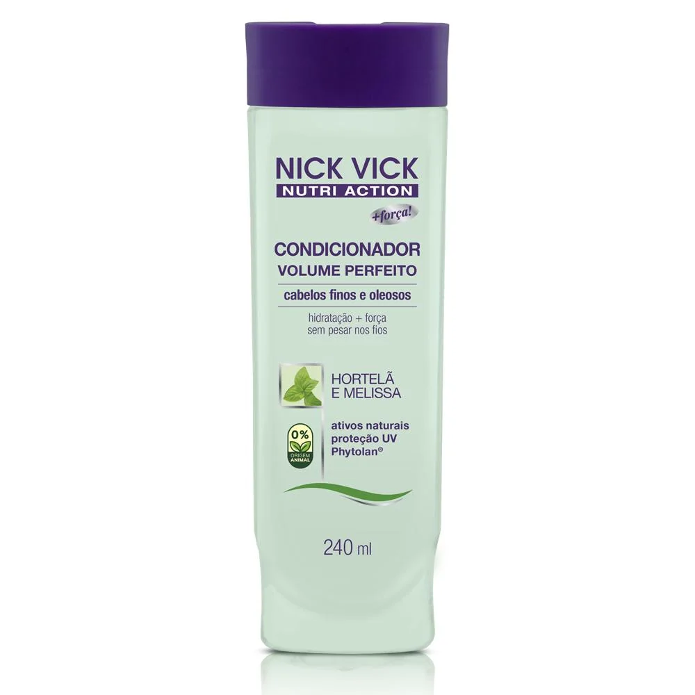 Condicionador Volume Perfeito Nick Vick Nutri Action - 240ml