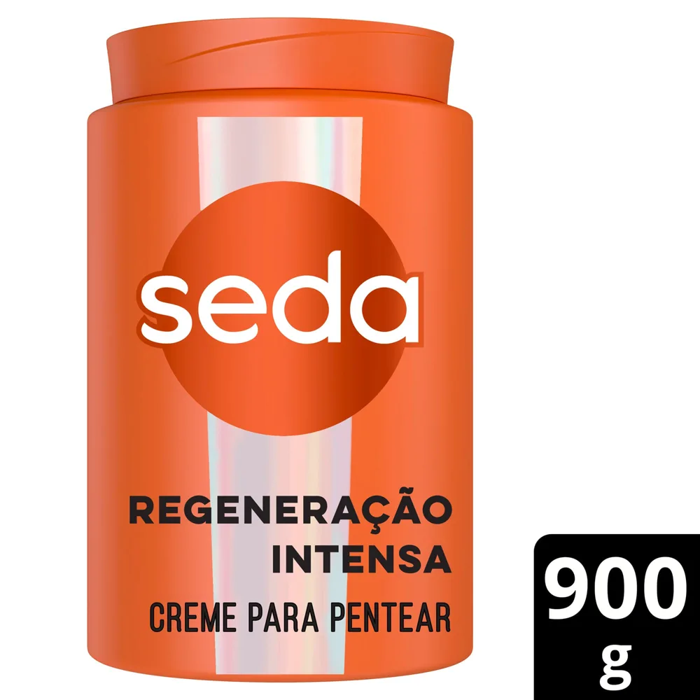Creme Para Pentear Seda Regeneração Intensa + Definição 900g