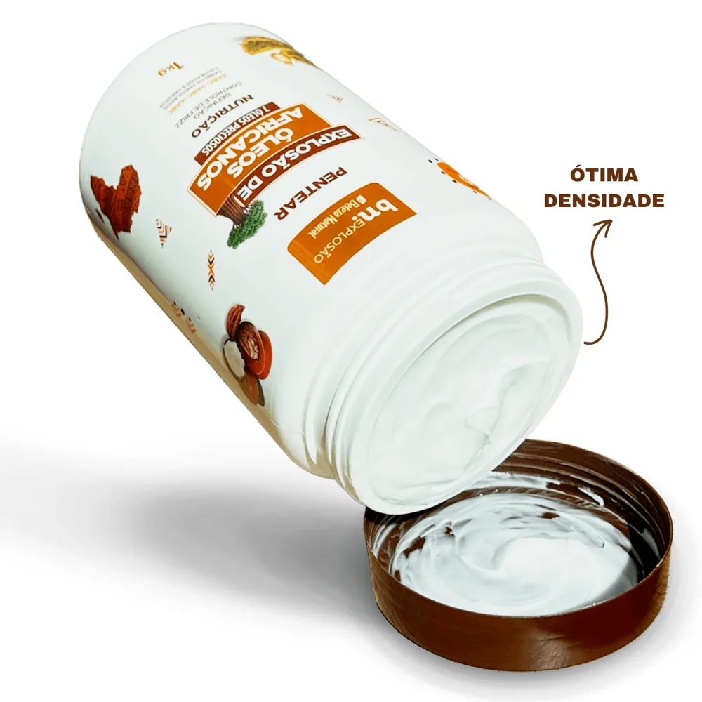 Creme de Pentear Beleza Natural Explosão de Óleos Africanos 1Kg